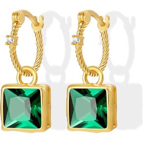 DOUX 925 Silver CZ Heart/Cross/Green/Pearl/Gold Earrings for Women丨S925 Sterling Silver Posts丨Gift for MOM for Her