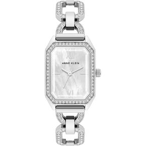 Anne Klein Women's Premium Crystal Accented Bracelet Watch