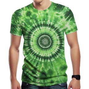 للجنسين التعادل صبغ تي شيرت الجدة الملونة تي شيرت للرجال النساء الصيف المطبوعة المحملة in Kuwait