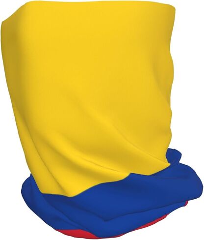 Cute Colombia Flag Multifunction Beanie Hats Slouchy Colombian Skull Cap Knit Hat Scarf for Men Women in Saudi Arabia