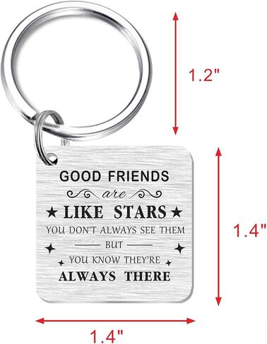 SOUSYOKYO Gifts for Friends Female, Best Friend Keychain for Women Girls Unique, Soul Sister Gift Ideas, Amazing Friend Birthday Stuff, Good Friendship Key Chain for Woman, Mother's Day Friend Present in Saudi Arabia