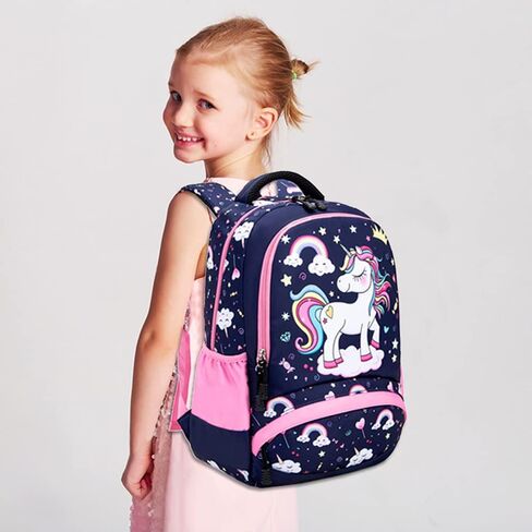 Meisohua Girls School Backpack Set Unicorn Backpack Lightweight Kids School Bookbag Girls Casual Daypack in Kuwait