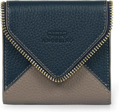 محفظة Otto Angelino من الجلد الطبيعي على شكل ظرف - حجب RFID - للجنسين in Kuwait