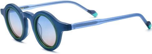 HEPIDEM Matte Acetate Vintage Retro Round Polarized Sunglasses for Women UV400 UV Protection Sun Glasses 9267 in Kuwait
