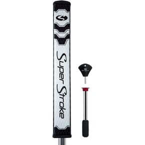 SuperStroke CounterCore™ Flatso™ Golf Putter Grip, Black/Blue| Consistent and Reliable Putting Stroke