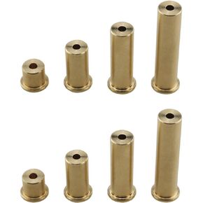 8PCS Golf Club Weight Head Accessories Golf Brass Plug Weight Tip Fit Iron and Steel Shafts (2pcs 2g + 2pcs 4g + 2pcs 6g +2pcs 8g)