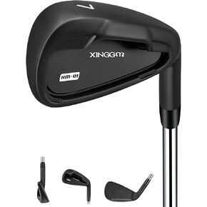XM-01 Individual Golf Irons or Golf Irons Set - Premium Men Golf Club Iron with Steel Shaft for Right Hand Golfers Stiff Flex