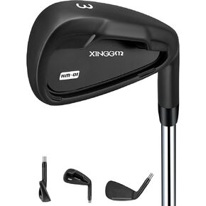 XM-01 Individual Golf Irons or Golf Irons Set - Premium Men Golf Club Iron with Steel Shaft for Right Hand Golfers Stiff Flex