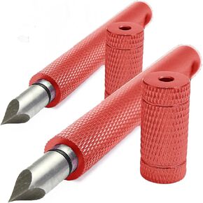 bfuee 2Pcs Groove Sharpener,Golf Groove Sharpener,for Golf Club,Suitable for U & V-Grooves Re-Grooving Tool and Cleaner for Wedges,Generate Optimal Backspin