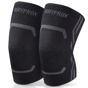 Knee Compression Sleeve for Men and Women (2 Pack), Knee Support Brace for Running and Work out (Medium)