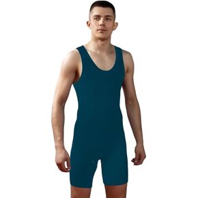 4 Time All American Wrestling Singlet: Black, Navy Blue, Red, Teal sizes 4XS-5XL