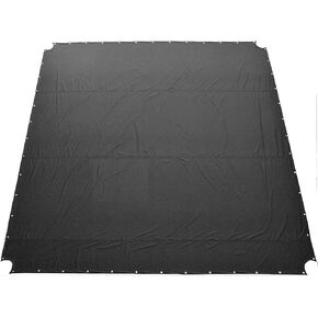 MMA Floor Ring Canvas Training Mat Cover for Gym and Home Boxing, Wrestling, Mixed Martial Arts, Gymnastics, Karate, Muay Thai, Judo, Jiu Jitsu, Fighting Men and Women- Black