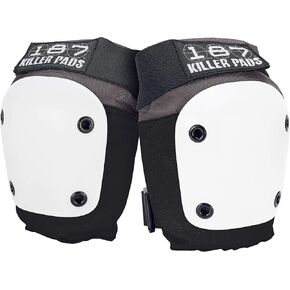 187 Killer Pads Fly Knee Pad، رمادي/أبيض، كبير in Kuwait