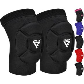 RDX Knee Pads for Work, OEKO TEX CERTIFIED, Anti-Slip Protective Thick Foam Padded Brace, Collision Avoidance Sleeves Pair, MMA Muay Thai Grappling Volleyball Football Wrestling Gardening, Men Women
