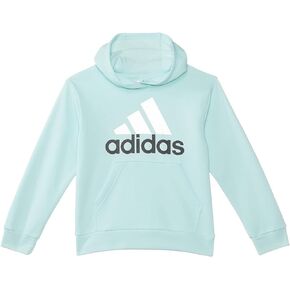 adidas Girls' Long Sleeve Graphic Fleece Hooded Pullover