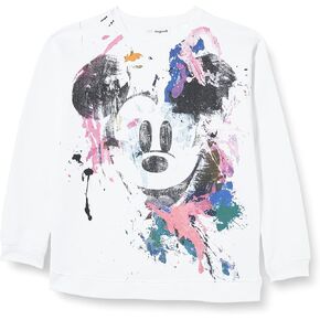 Desigual Little Girl's Disney's Mickey Mouse Splatter Sweatshirt in Saudi Arabia