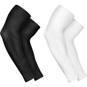 AURUZA Arm Sleeves for Men Women UV Sun Protection Arm Sleeves - Cooling Compression Arm Sleeve Arm Sleeves for Men & Women