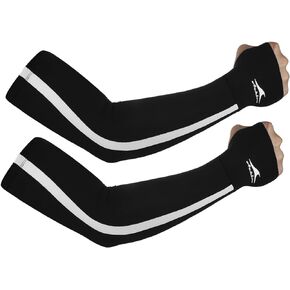 Achiou UV Sun Protection Cooling Arm Sleeves, UPF50 Arm Compression Sleeves for Women Summer Sunblockn, Football Golf