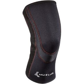 MUELLER Sports Medicine Breathable Closed Patella Knee Sleeve, Large, Black, 5.76 Ounce