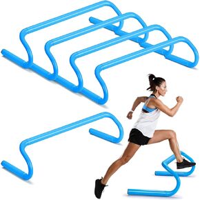 5 Pcs Speed Agility Training Hurdles Detachable Durable Training Hurdle Agility Plyometric and All Purpose Speed Training Hurdle Equipment for Athletes Soccer Basketball