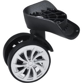 Luggage Suitcase Wheels,Swivel Wheel Replacement Luggage Travel Suitcase Wheels Plastic Bearings Repair Set for Luggage Kits Pack of 2