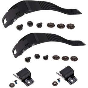 Grneric Roller Skate Strap, 2 Set Replacement Inline Roller Skate Shoes Energy Strap Buckles with Screws Suit for Men Women Kids Outdoor Skating Parts