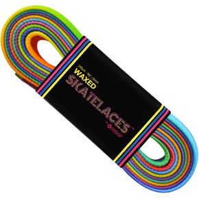 Bont Skates Waxed Laces - 6mm & 8mm - 47" 71" 79" 96" 108" - Rainbow Hunt