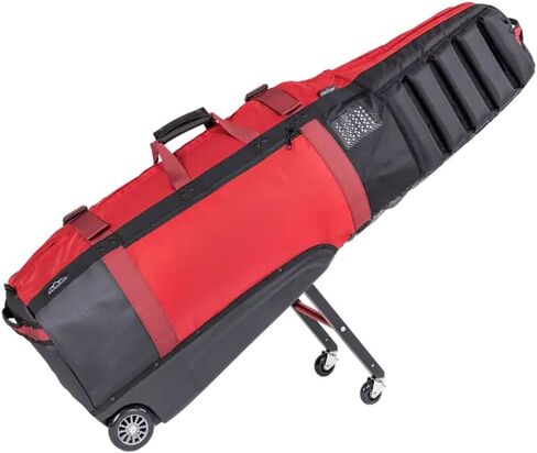 Sun Mountain 2024 Clubglider Meridian Travel Bag Red/Black/Port in Saudi Arabia