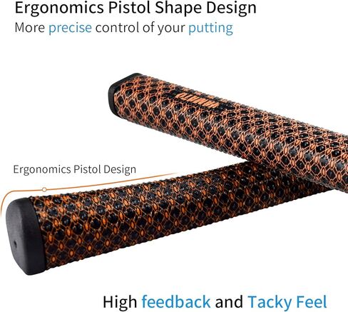 مقابض مضرب الجولف من ياماتو، قبضة مضرب ناعمة خفيفة للغاية غير قابلة للانزلاق وقابلة للغسل مع شكل مسدس مريح لتحسين ردود الفعل والالتصاق - 5 ألوان اختيارية in Kuwait