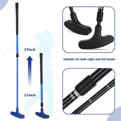 12 Pack Golf Putters for Kids Two Way Mini Golf Putter Bulk Putter for Right or Left Handed Golfers Adjustable Length Golf Clubs Set for Men and Women in Saudi Arabia