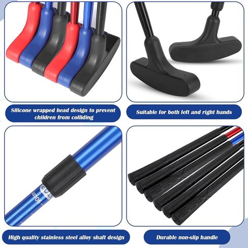 12 Pack Golf Putters for Kids Two Way Mini Golf Putter Bulk Putter for Right or Left Handed Golfers Adjustable Length Golf Clubs Set for Men and Women in Saudi Arabia