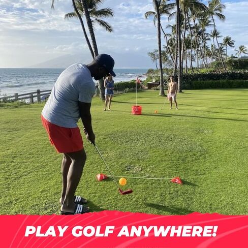 نادي بوكيت جولف - نادي جولف خارجي في الفناء الخلفي مع رأس نادي كبير الحجم للعب جولف باكت جولف، ضرب كرات جولف بلاستيكية أو إسفنجية في العشب والحدائق والساحات in Kuwait