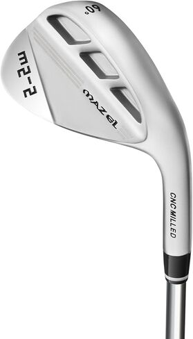 MAZEL M2-1/2 إسفين جولف مزين للرجال باليد اليمنى - إسفين جولف فردي 52 56 60 درجة، وجه مطحون لمزيد من الدوران in Kuwait