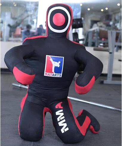 دمية MatArts MMA لوضعية الجلوس للرياضات القتالية مثل BJJ Jiu Jitsu الجودو الكاراتيه تدريب المصارعة الملاكمة الأصدقاء الدمية للتدريبات المتعددة (70 بوصة) - غير مملوءة in Saudi Arabia