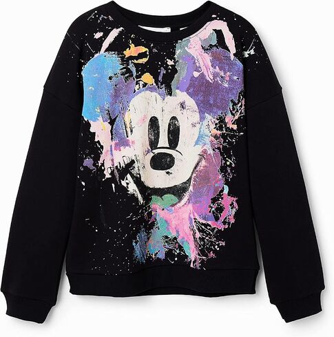 Desigual Little Girl's Disney's Mickey Mouse Splatter Sweatshirt in Saudi Arabia