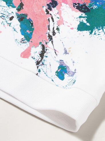 Desigual Little Girl's Disney's Mickey Mouse Splatter Sweatshirt in Saudi Arabia
