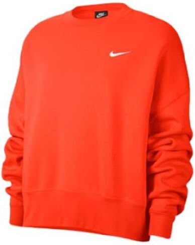 Nike Womens Team Fleece Sweatshirt Crew | Roomy & Loose Fit, Relaxed Style in Saudi Arabia