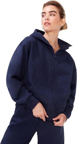 KUT & SO Womens Sweatsuits – Oversized Track Suit 2-Piece Set Includes Zip Hoodie and High-Rise Sweatpants in Saudi Arabia