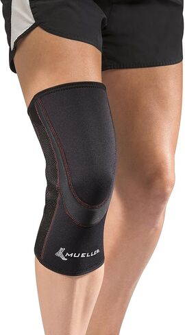 MUELLER Sports Medicine أكمام الركبة المغلقة القابلة للتنفس، مقاس XXX-Large، أسود in Saudi Arabia