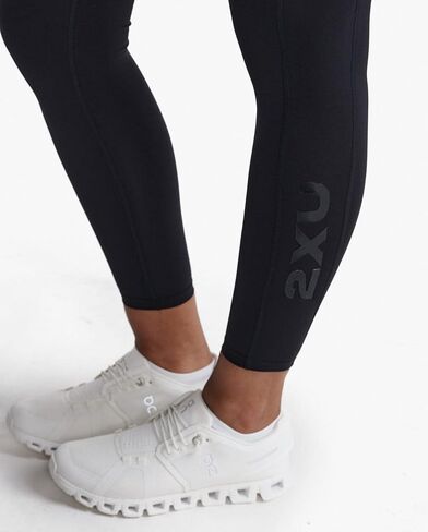 2XU Women's Form Stash Hi-Rise Compression Tight - Performance Activewear for Training, Improved Recovery - Black/Black in Kuwait