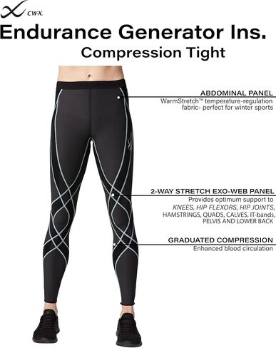 CW-X Women's Standard Endurance Generator Insulator Thermal Compression Tights in Saudi Arabia