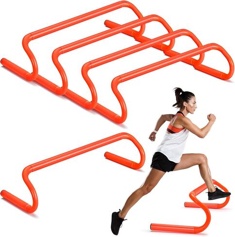 5 Pcs Speed Agility Training Hurdles Detachable Durable Training Hurdle Agility Plyometric and All Purpose Speed Training Hurdle Equipment for Athletes Soccer Basketball in Saudi Arabia