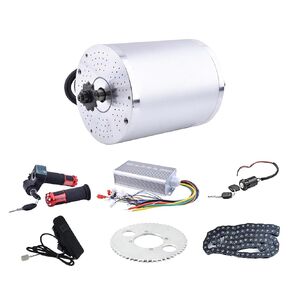 72V 3000W Scooter Electric Brushless Motor Kit with ATV Brushless Dc Motor Kit Motorcycle Electric Motor Kit and Electric Dirt Bike Motor Kit for Bicycle Electric Brushless Dc Motor Complete Kit