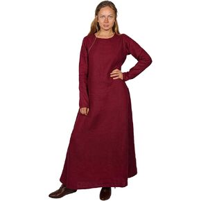 Mythrojan Helga Viking Linen Dress for LARP SCA Renaissance Fair & Reenactment
