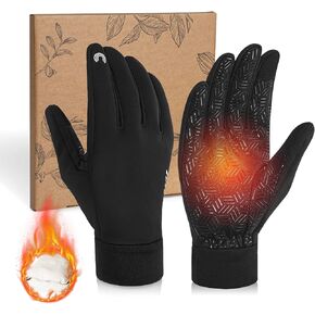 RIGWARL Gloves for Cool&Cold Weather Waterproof, Winter Gloves for Men Women Touch Screen