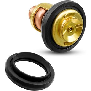 Thermostat with Gasket Fit for Johnson Evinrude 5-235 HP Outboard Motors, Thermostat Replace 5005440 8330720 777260