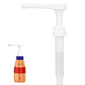 COODUM Sauce Pump for Torani DaVinci 64 Fl Oz Chocolate Sauce Bottles, Large Syrup Pump Dispenser for Chocolate Caramel Pumpkin Sauce Bottles, 0.5 Oz Each Pump