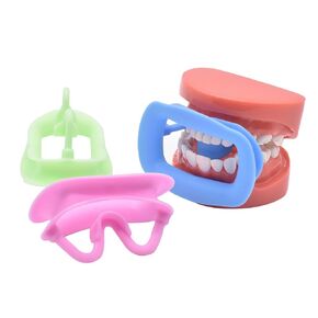 Silicone Mouth Opener, 3Pcs Dental Cheek Retractor Intraoral Lip Retractor for Teeth Whitening (Multicolor)