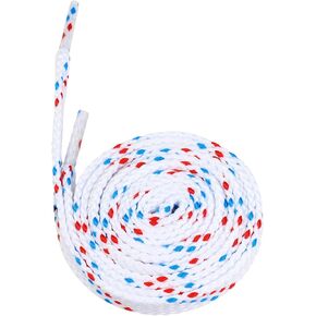 2 Pairs Shoe Laces Polka Dots Flat Shoelaces Double Color Twill Shoe Strings for Casual Sneakers