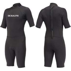Shorty Wetsuits 2mm Shorty Wetsuit for Mens Premium Neoprene Suits for Diving Snorkeling Surfing Swimming